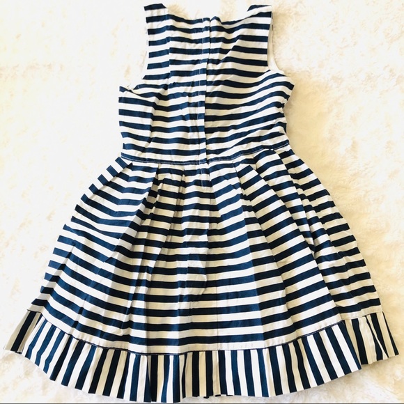 Pumpkin Patch Girls Dress with Bow Stripes Size 9 - Picture 5 of 10
